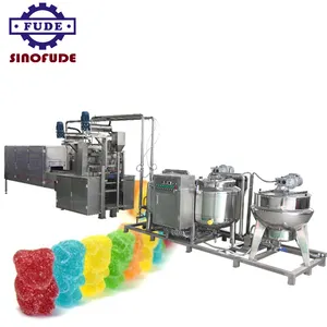 Sinofude Machine Full automatic gummy manufacturing equipment jelly candy machine candy making wholesale