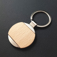 Vente en gros Cadeau promotionnel personnalisé Gravure personnalisée Impression de logo Porte-clés en bois Porte-clés chaîne porte-clés rectangulaire en bois