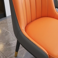 Ensemble de table et chaises de salle à manger rectangulaire moderne de luxe en bois massif, 6 places, avec plateau en pierre frittée, pour hôtel, maison, appartement, mobilier