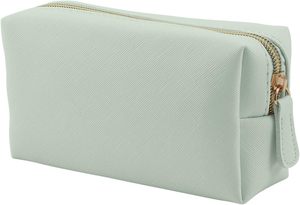 Women's Fashion Travel Cosmetic Bag PU Leather Waterproof <b>Makeup</b> <b>Case</b> with Custom Logo and Zipper - Product Image 3