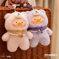 Authentique Toyzero + Lulu Piggy Pig Vintage Bunny Bear Joyful Time Peluche Toys PVC Blind Box Cute Lovely Dolls Best Gift