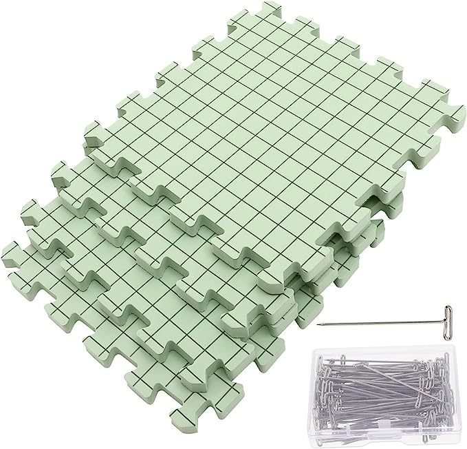 Crochet Foam Knitting Blocking Board 9pcs