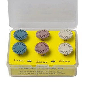 Roues de polissage diamantées pour <span class=keywords><strong>composite</strong></span> dentaire à bon <span class=keywords><strong>prix</strong></span>, kits de polissage dentaire pour l'hygiène bucco-dentaire, brosses flexibles en spirale - Product Image 6