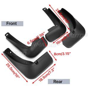 บังโคลนรถยนต์ สำหรับ VW Jetta Mk6 A6 ปี 2011 2012 2013 2014 บังโคลนหน้า-หลัง ป้องกันโคลนกระเด็น อุปกรณ์ตกแต่งรถยนต์ - Product Image 6