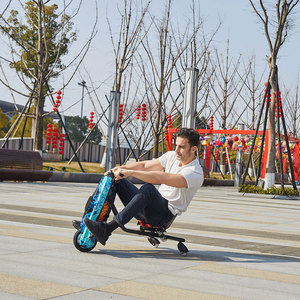 맞춤형 OEM 어린이용 <span class=keywords><strong>3</strong></span>륜 크레이지 전동 드리프트 트라이크 스쿠터 1/10 드리프트 트라이크 (20인치 350W 파워 PU 휠 드리프트 카트 360 36V) - Product Image 2