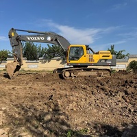 Excavatrice Volvo EC360DL d'occasion en bon état, avec moteur et pompe d'origine, à vendre en Suède