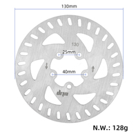 Nouvelle Image 130mm 5 trous disque de frein Rotor Pad pièces de rechange pour Scooter électrique X Iao Mi 4 Pro Scooter électrique pièces de rechange