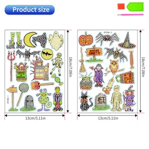 Kits de Peinture Diamant Artistique en Cristal pour Enfants, Nouveauté 2026, Décoration Créative pour la Maison, Jouets de Nouvel An, Artisanat Créatif de Dessins Animés pour Enfants - Product Image 4