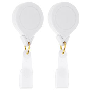 Promotion affichage ID nom carte porte-Badge en plastique Clip Anti-perte fournitures de bureau 360 Rotation rétractable Badge bobine - Product Image 2