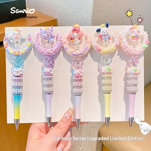 Bolígrafo de Gel de Plástico Neutro Giratorio con Cristales de Diamantes de Imitación de Sanrio, 0.5/1mm, Negro, Diseño de My <span class=keywords><strong>Melody</strong></span>, para Niñas - Product Image 4
