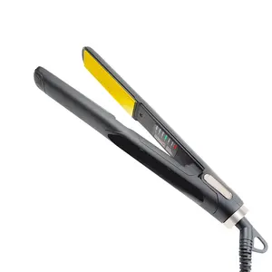 Salon infrared Electric fast Professional LCD Ionic titanium hair straightener