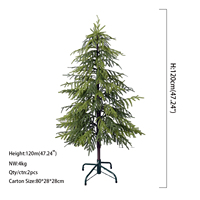 Grand sapin de Noël haut de gamme transfrontalier, facile à assembler et à démonter, sapin de Noël artificiel pour les fêtes