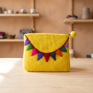 Unisex Felt Cardholder Handmade Zipper Wallet Customizable Lightweight Promotional Gift Purse - Product Image 2