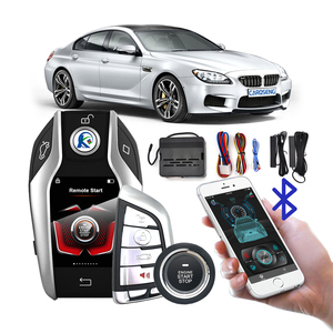 Carqseng Pke Thông Minh LCD Chìa Khóa Xe Với Ứng Dụng Điện Thoại Điều Khiển Từ Xa Khởi Động Và Dừng Xe Báo Động Keyless Nhập - Product Image 1