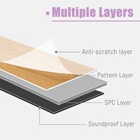 Neues Design CE-Zertifizierung Indoor Fire Resistant Durable Carpet Look Hybrid Spc Bodenbelag