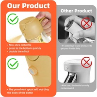Premium Kwaliteit Glazen Conteneur Precieze Spray Controle Olie Spuitfles Keuken Olie Distributeur Glazen Olie Fles