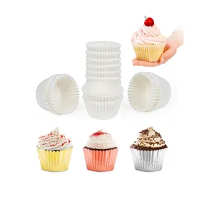 Oil-Proof Cake Cups High-Temperature Baking Paper Or Aluminum Foil Cupcake Bread Cups Cake Muffin Cups