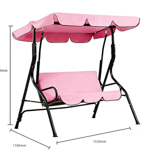 Silla Colgante Tipo Huevo <span class=keywords><strong>de</strong></span> Metal Moderna para Exteriores, para Uso en Villas, Hoteles y Parques, con Cojín Impermeable para 2 Personas - Product Image 6