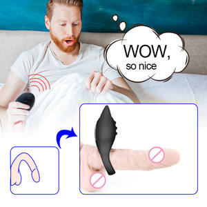 Anneau physique de pénis d'érection plus forte d'objets sexuels de silicone de catégorie médicale pour le jouet sexuel des hommes - Product Image 5