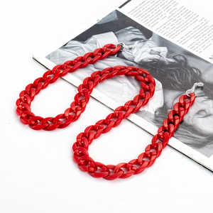 2024 à la mode grand plat acrylique acétate collier visage masquage <span class=keywords><strong>lunettes</strong></span> de soleil chaîne <span class=keywords><strong>lunettes</strong></span> chaîne de <span class=keywords><strong>lunettes</strong></span> pour <span class=keywords><strong>lunettes</strong></span> - Product Image 6