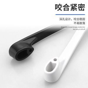 Tirador de Mueble de Plástico ABS con Espaciado de 96mm, Diseño Minimalista, Fácil Instalación - Product Image 3