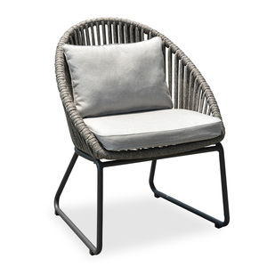Chaise longue en aluminium Webbing Baron Bory <span class=keywords><strong>de</strong></span> style moderne, brun carbone - Product Image 3
