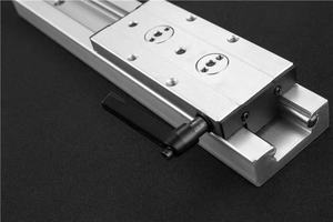 Profilo nero argento Sgr10 15 20n guida lineare in alluminio costruito doppio asse Tracker rullo Slide 3 4 5 ruote cuscinetto di nucleo - Product Image 2