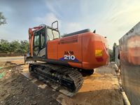Excavatrice sur chenilles d'occasion HITACHI ZX210 Zaxis de 21 tonnes, modèle original japonais 2023, pour la rénovation de chantier, en stock