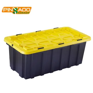 Boîte à outils de rangement plastique, robuste, capacité 200l, vente en gros, 9 pièces