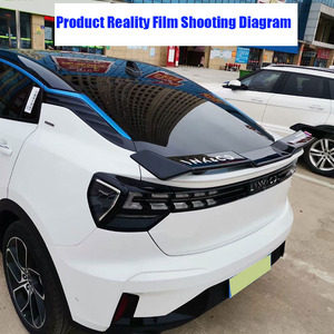 Cánh gió đuôi xe đa năng hoàn toàn mới, không cần khoan, cánh gió xe hơi bằng sợi <span class=keywords><strong>carbon</strong></span> cao cấp, cánh gió sau xe thể thao GT cố định ba lớp - Product Image 5