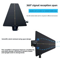 Amplificateur de signal de microphone sans fil UHF MA808/MA816 avec antenne directionnelle et support