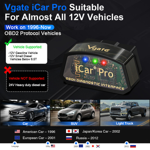 Vgate icar Pro เครื่องสแกน OBD2 V2.3 ELM327 BT3.0เครื่องมือวินิจฉัยรถยนต์ VW OBDII BT4.0 WiFi OLIVER fitment <span class=keywords><strong>ios</strong></span>/android - Product Image 2