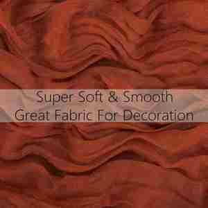 <b>Table</b> <b>Runner</b> 35 X 120 Inch Long Boho Cheese Cloth Gauze <b>Table</b> <b>Runners</b> Semi Sheer <b>Table</b> <b>Runner</b> for Wedding Decor - Product Image 3