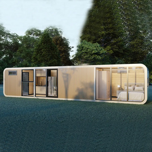 Casa prefabricada económica de China-Ideal para uso residencial y de alquiler de cabina de manzana de 20 pies para hotel y sala de estar - Product Image 2