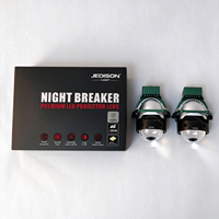 Kit de mise à niveau de phares LED pour voitures avec lentille de projecteur LED de 3 pouces, projecteur bi-LED, faisceau haut et bas super lumineux