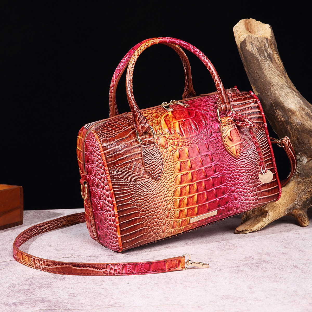 Pg773 4 coloré rose marron