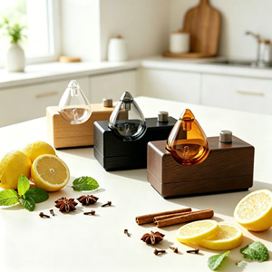 Difusor de Aroma Portátil Mini sin Agua, con Batería Recargable Integrada, Difusor de Aceites Esenciales de Madera Real - Product Image 2