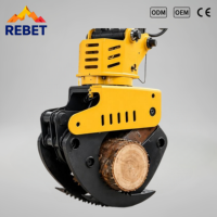 Scie à grappin hydraulique REBET pour l'abattage d'arbres, certifiée CE, directement de l'usine