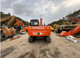 Mini-excavatrice Hitachi ZX70 d'occasion de bonne qualité à bas prix avec moteur Isuzu et garantie d'un an à vendre - Product Image 6