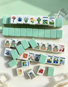 Fichas de Mahjong Americanas con Temática del Metro Urbano, Fotos Reales, En Stock, Listas para Enviar - Product Image 6