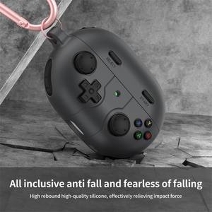 Funda de auriculares de dibujos animados 3D GamePad para <span class=keywords><strong>Huawei</strong></span> Freebuds <span class=keywords><strong>Pro</strong></span> 4 3 <span class=keywords><strong>2</strong></span> / SE3 4e/5I 6i bonita funda protectora de silicona suave con gancho - Product Image 6