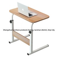 Table de chevet moderne et économique pour dortoir, bureau d'étude simple à hauteur réglable avec petite table intégrée, bureau d'ordinateur ajustable pour étudiant