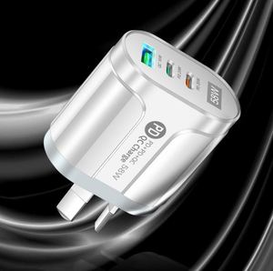 ลดราคา! ที่ชาร์จติดผนัง LED 58W ชาร์จเร็วคู่ 2PD+QC3.0 USB สำหรับโทรศัพท์มือถือ รองรับหลายรุ่น สะดวก ขายส่ง - Product Image 2