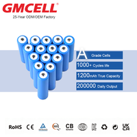 Batterie lithium-ion rechargeable GMCELL 18650 1200mAh, faisceau de câblage et bornes personnalisés pour jouets