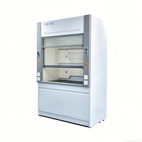 Hotte de laboratoire en acier de 1200/1500/1800 mm, résistante aux produits chimiques, avec conduit, pour laboratoire