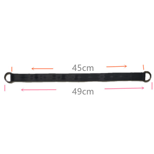 Vente en gros Bellter <span class=keywords><strong>Sangle</strong></span> d'extension en nylon noir durable 45cm <span class=keywords><strong>Hamac</strong></span> d'extérieur Ceinture <span class=keywords><strong>de</strong></span> balançoire pour arbre - Product Image 3