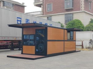 Contenedor plegable de 20 pies Panel sándwich de oficina Casa móvil plegable personalizada Casa contenedor portátil - Product Image 4