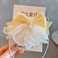 Élégante épingle à cheveux en dentelle de fée, nœud élégant, pinces à cheveux pour enfants, accessoires pour cheveux faits à la main, pinces à cheveux pour filles