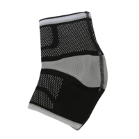 Attelle de cheville de sport en tricot 3D avec coussinet en gel, compression, protection de la cheville pour le fitness