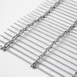Malla metálica de acero inoxidable SS316 para revestimiento de fachada, malla metálica arquitectónica de suministro de fábrica ISO, 17 años - Product Image 1